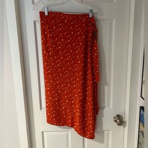 Faithful the Brand Wrap Midi Skirt